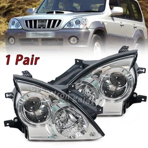 Conjunto de faros delanteros diestros y diestros para faros Hyundai Terracan 2001-2006 - Imagen 1 de 17