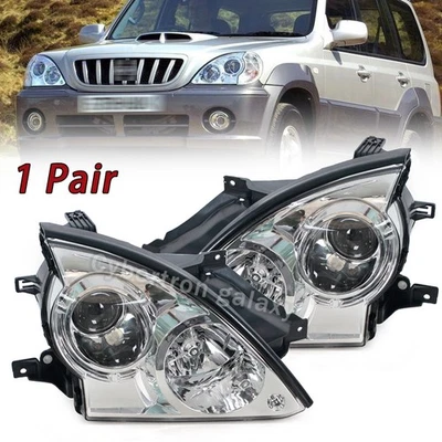 LH&RH Front Headlight Assembly For Hyundai Terracan 2001-2006 Headlamp - Imagen 1 de 4