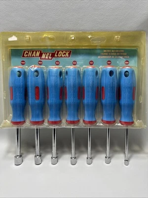 New Channel Lock 7pc Metric Hollow Shaft Nut Driver Set 5mm - 11mm EZ-7M - Image 1 of 4