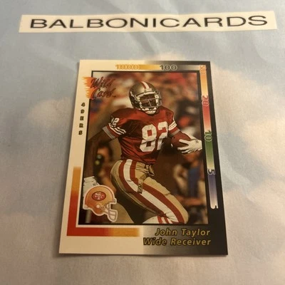 1992 Wild Card - John Taylor #99 San Fransisco 49ers NM+ Free Shipping - Image 1 of 2