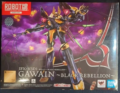 awain BLACK REBELLION Figure ROBOT SPIRITS SIDE KMF Code Geass GIFX-V3D1 BANDAI - Image 1 of 4