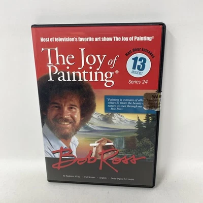 New Bob Ross The Joy Of Painting Series 24 DVD 3 Discs 13 Half Hour Episodes - Image 1 of 3