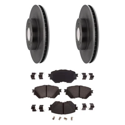 For Mazda 3 14-18 Raybestos R-Line Plain Front Brake Kit w Ceramic Pads Foto 1 de 4