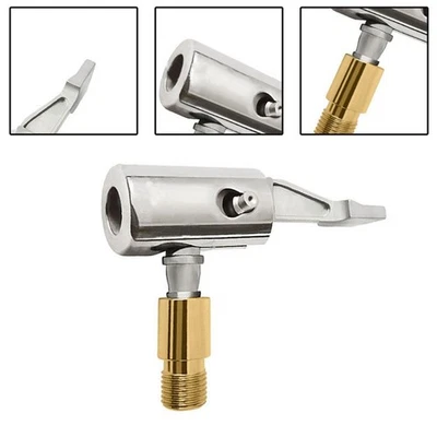 Heavy Duty Brass Tire Valve Clip for Quick Inflation on Trucks and Campers - Image 1 of 4