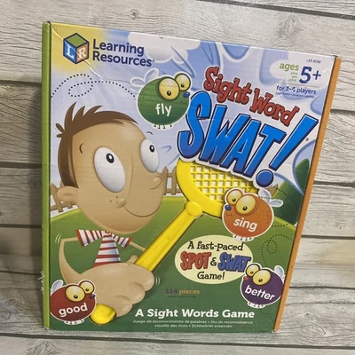 Sight Word Swat Learning Game Ages 5+ Kindergarten 4 Players NEW SEALED - Image 1 of 4