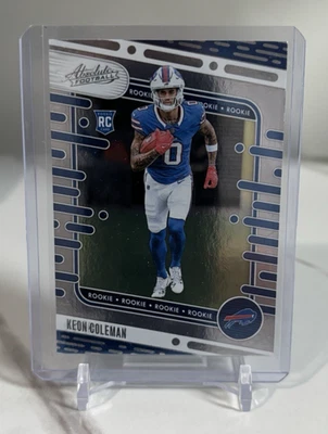 2024 Panini Absolute - Rookies Green #133 Keon Coleman (RC) - Image 1 of 2