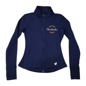 Varsity Spirit Boca Raton Cheerleaders Long Sleeve Thumbholes Mock Neck Jacket S - Picture 1 of 12