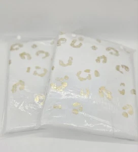 Intelligent Design Blackout Window Panels Gold Lillie Animal Print Girls Bedroom - Picture 1 of 5