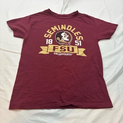 Men's Small Burgundy  T-Shirt Florida State University FSU 1851 Seminoles Foto 1 de 4