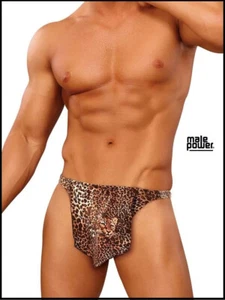 Jungle Stud Tarzan Jungle Thong Ropa Interior Breve Cheetah Leopard Print Male Power - Imagen 1 de 12