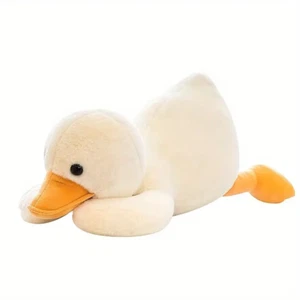 Soft Fluffy Stuffed Plush - New - Large White Duck - Picture 1 of 2