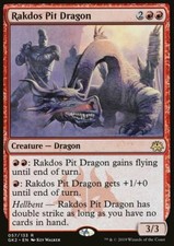 Magic the Gathering MTG Rakdos Pit Dragon (57) Guild Kit RNA   NM