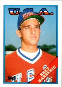 1988-Topps Traded -#9T-Bret Barberie USA - Picture 1 of 2