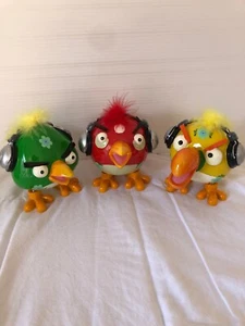 Money Box Novelty Angry Bird Headphones Red Green Yellow Brand New In Box - Picture 1 of 16