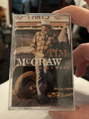 All I Want by Tim McGraw (Cassette, Sep-1995, Curb) - Image 1 of 3