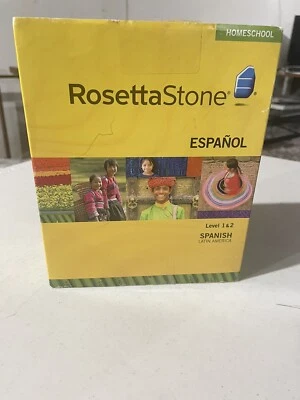 Rosetta Stone SPANISH NO HEADSET Level 1, 2 Homeschool Edition V3 - Image 1 of 4