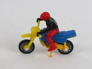 Motorcycle Toy with Rider-Fixed Kickstand-Multi-Color-EUC - Picture 1 of 6
