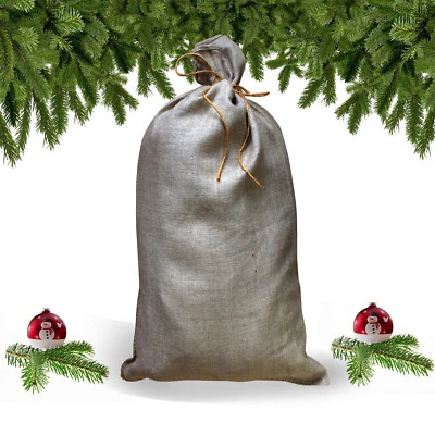 Weihnachtsmannsack Jutesack Nikolaussack ca. 65x135cm inkl. 80 cm Sisal-Schnur - Bild 1 von 2
