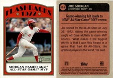 2021 Topps Heritage Baseball Card BFB-JM JOE MORGAN CINCINNATI REDS