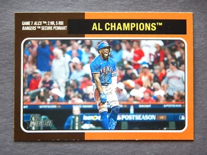AL Champions #460 Topps Heritage 2024 Baseball Card (Texas Rangers) - Picture 1 of 2