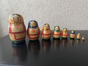 Matruschka Puppen Set 8 teilig aus Rußland