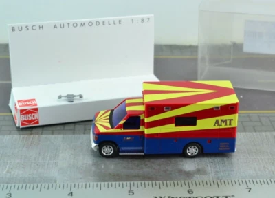 Busch 41827 FORD E-350 Truck Arizona Medical Ambulance HO 1:87 Scale - Image 1 of 2