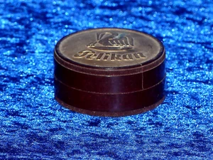 Alte Pelikan Schraubdose Bakelit Dose - Günther Wagner - Farbbanddose - Photo 1/5