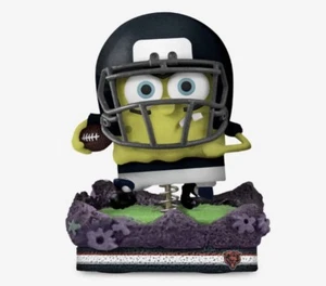 CHICAGO BEARS SPONGEBOB SQUAREPANTS GRIDIRON GREAT BOBBLE FOCO PRESALE NEW - Picture 1 of 2