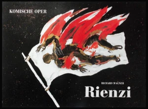 Rienzi Oper von Richard Wagner Komische Oper Berlin 1992 Plakat 84x59 cm P674 - Bild 1 von 2