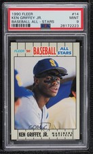 1990 Fleer Baseball All Stars Box Set Ken Griffey Jr #14 PSA 9 MINT HOF