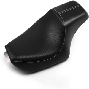 Two-Up Driver Seat Black Synthetic Leather Fit For Harley Forty-eight 2010-16 - Picture 1 of 6