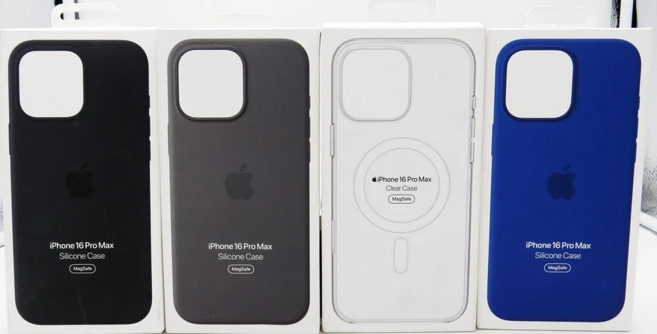 Genuine Apple Silicone Soft Case with MagSafe for Apple iPhone 16 Pro Max 6.7" - Image 1 of 1