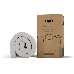 Panda Memory Foam Bamboo Mattress Topper, Single (190 x 90) - Bild 1 von 4