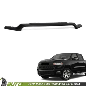 For 2019-2024 Ram 2500 3500 4500 Matte Black Front Upper Grille Molding Trim - Picture 1 of 13