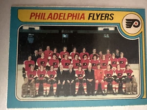 1979-80 O PEE CHEE #255 PHILADELPHIA FLYERS UNMARKED TEAM CHECKLIST 79-80 OPC - Picture 1 of 2
