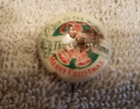 Pin Button vintage Joy to the world The Lord has Come années 1950