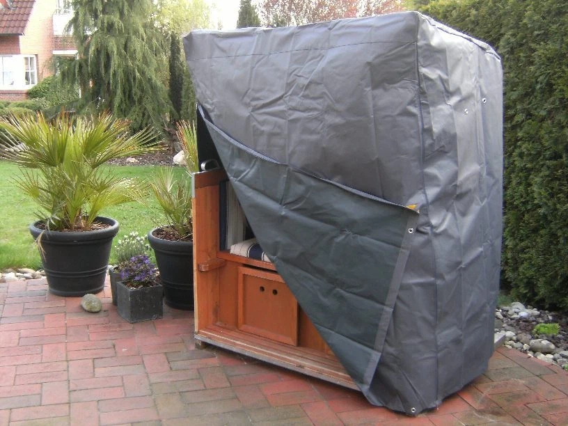 Strandkorb-Schutzhülle Schutzhaube für Strandkörbe Strandkorbhülle Abdeckhaube - Bild 1 von 1