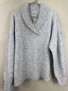 Nuevo con etiquetas Suéter Suéter Madewell Vinson Cuello Chal Talla XXL Mezcla de Lana - Imagen 1 de 9