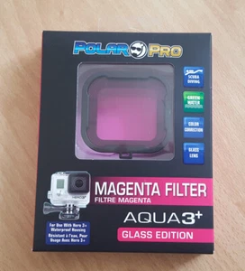 Polar Pro GoPro 40m Waterproof Housing Magenta Scuba Filter (P1002) - BRAND NEW! - Picture 1 of 7