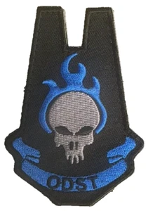 ODST Halo patch tattica blu/blk [3,5 pollici - supporto fissaggio gancio - HT3] - Foto 1 di 1