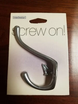 Large Robe/Coat/Hat Door/Wall Hook - Aluminum - Image 1 of 3