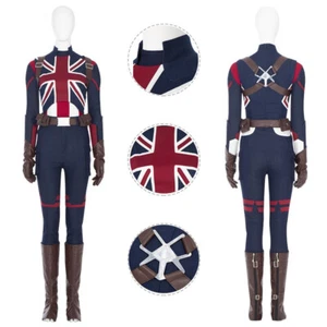 What If Captain Carter Costume Cosplay Suit Peggy Carter - Picture 1 of 12