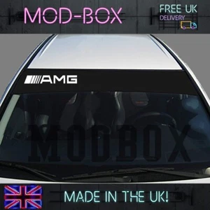 AMG Sunstrip Fits all Cars Choice of colours - Picture 1 of 2