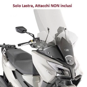 KAPPA Parabrezza Trasparente senza Attacchi Per Kymco X-Town 300 City 2020-2023 - Foto 1 di 3