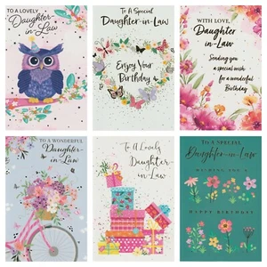 Daughter In Law Birthday Card ~ To A Special Daughter In Law ~ Various Designs - Picture 1 of 45