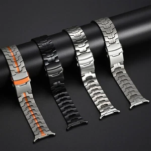 Cinturino sportivo robusto in metallo titanio adatto per Samsung Watch Ultra 47 mm 2025 - Foto 1 di 11
