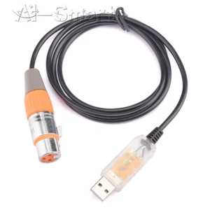 USB to DMX Interface Adapter Cable Stage Light PC DMX512 Controller Dimmer DMX - Picture 1 of 12