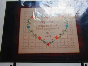 TO HAVE AND TO HOLD Counted Cross Stitch Kit #700 (Imaginating) FREE SHIPPING - Picture 1 of 2