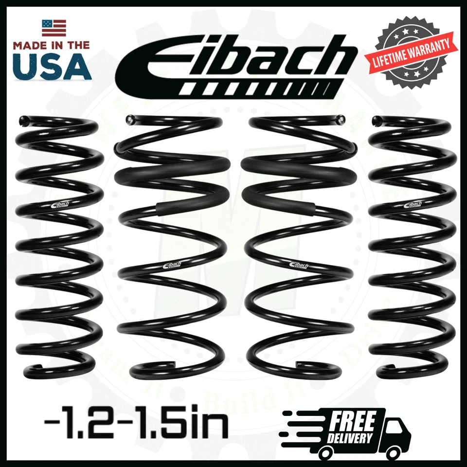 Eibach Pro KIT Front and Rear Lowering Springs Steel | Fits 2019-2025 Acura RDX Foto 1 de 2