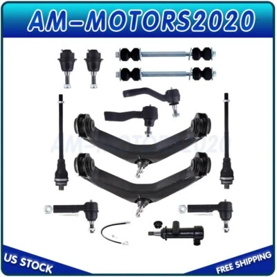 Upper Control Arm Ball Joints Idler Tie Rods Fits 02-06 Chevrolet Avalanche 2500 - Image 1 of 4